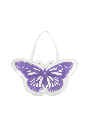 butterfly tote in clear
